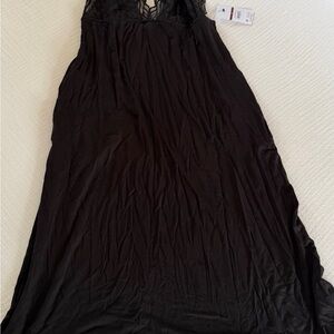 Elegant Black Lace Nightgown